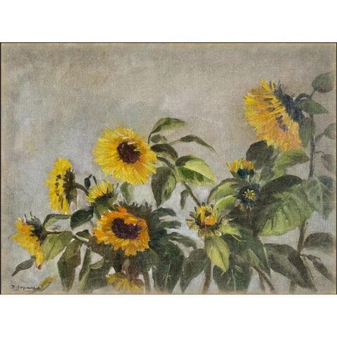 Luxe Banner Recycled Paper Print - Sunflowers