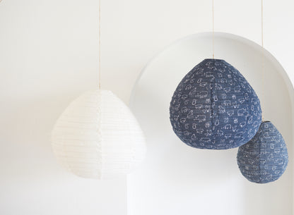 Lumiere Light Shades, Zoo Life Shade - Charcoal/Indigo