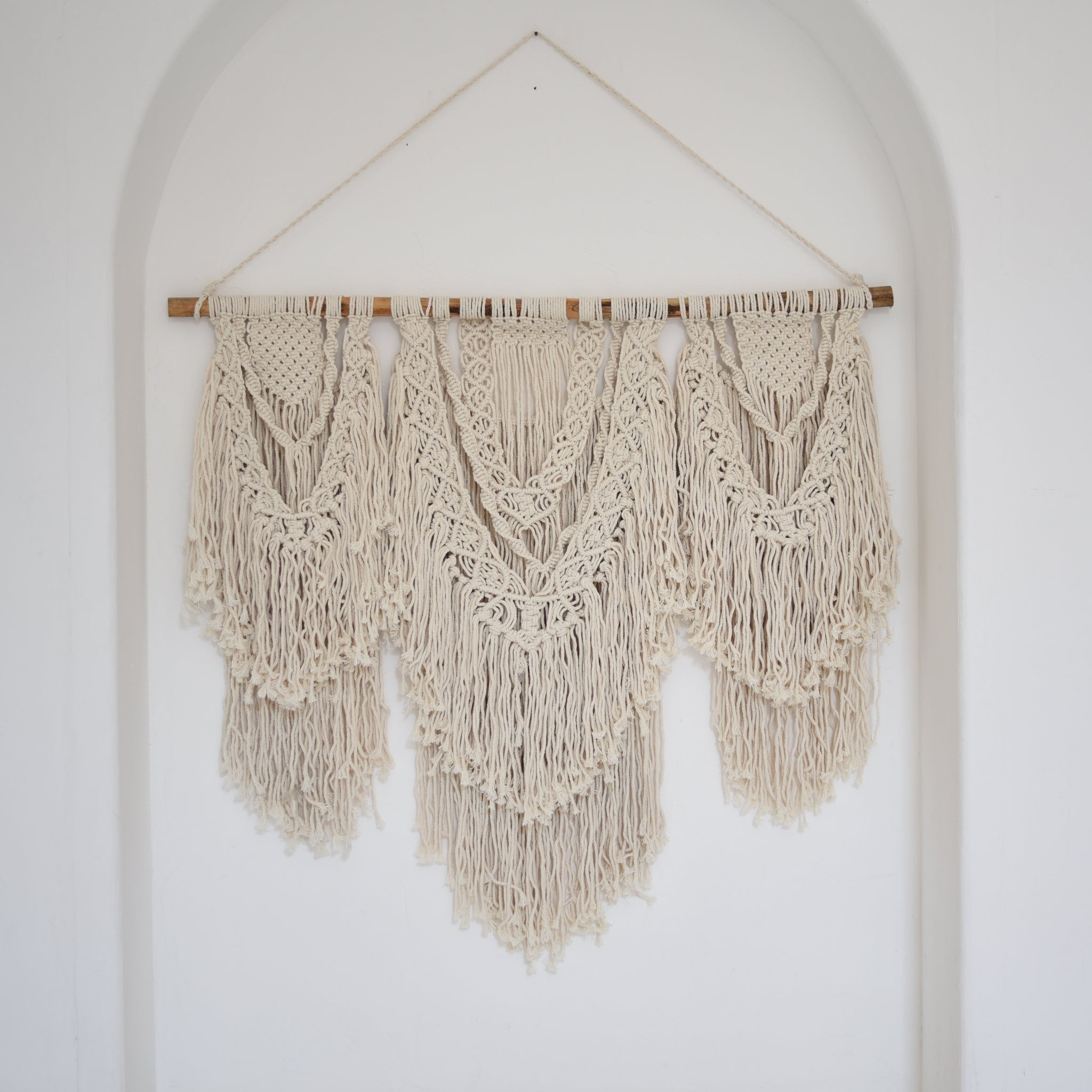 Macrame Flower Wall Hanging - TRIBE