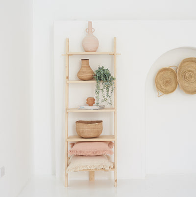 Ladder shelves clearance bedroom