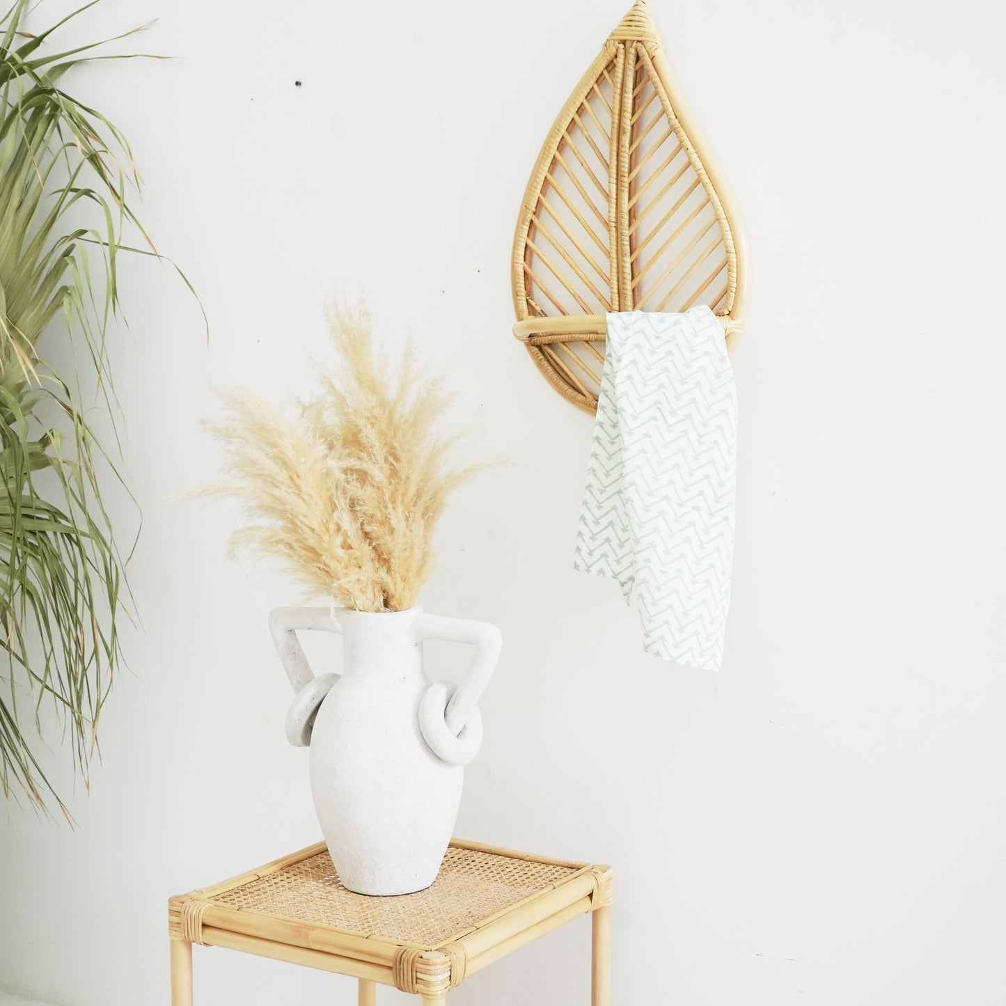 Rattan Towel Hanger