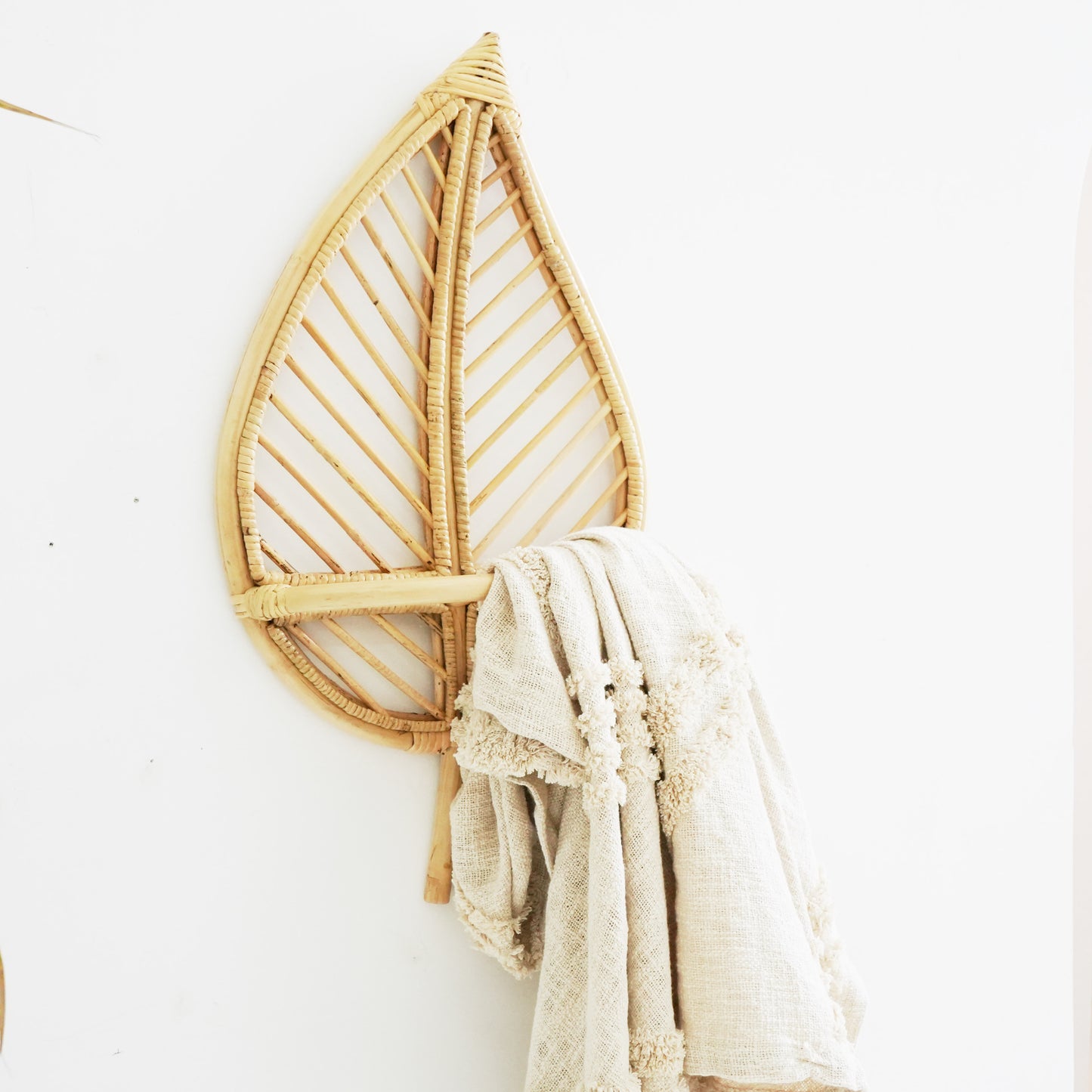 Rattan Towel Hanger