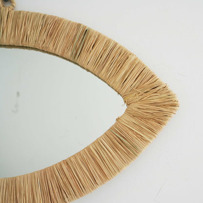 Raffia Eye Mirror