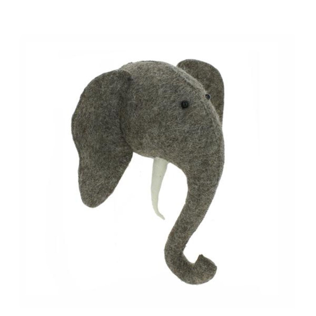 Elephant Semi Head Wall Decor