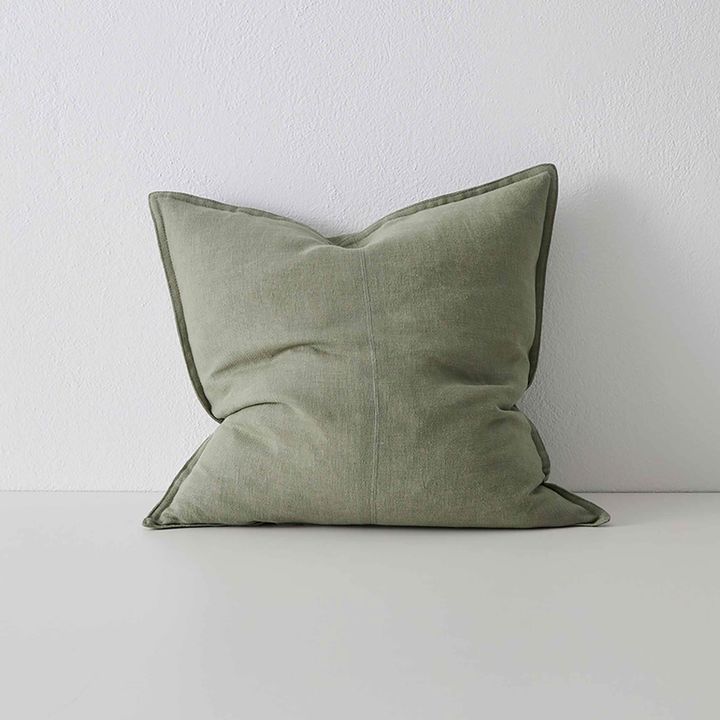 Olive Linen Cushion